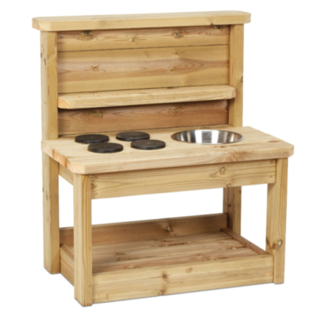 Millhouse Small Early Years Wooden Outdoor Discovery Mud Kitchen
