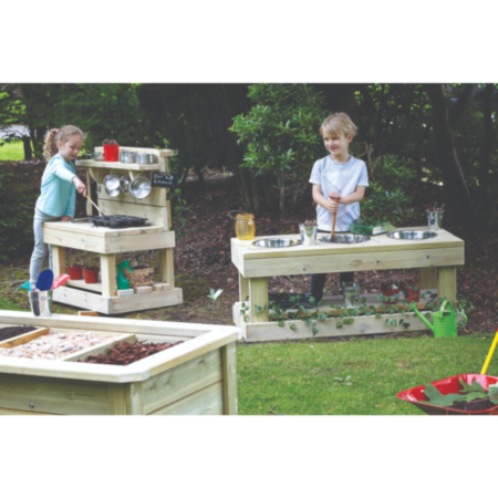 Millhouse Early Years Outdoor 3 Station Potion Bench 