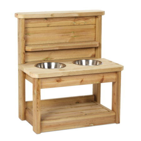 Millhouse Early Years Wooden Outdoor Discovery Mini Mud Kitchen 