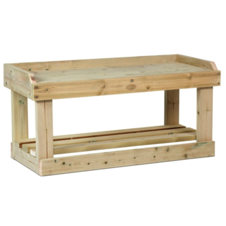 Millhouse Early Years Wooden Outdoor Activity Busy Bench