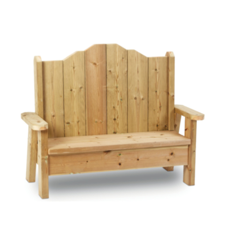 Millhouse Wooden Outdoor School Playground Double Storytelling Chair