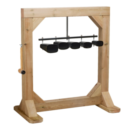 Millhouse Early Years Wooden Outdoor Musical Cowbell Frame