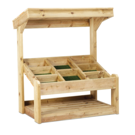 Millhouse Early Years Wooden Outdoor Play Market Stall