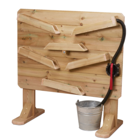 Millhouse Early Years Wooden Outdoor Playground Interactive Water Wall