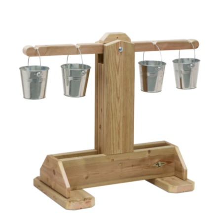 Millhouse Early Years Wooden Outdoor Playground Balance Scales