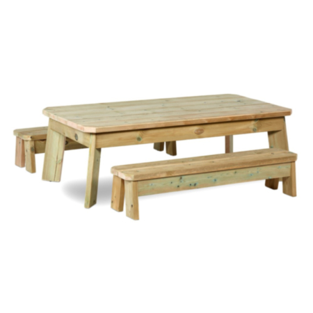 Millhouse Rectangular Toddler Table and Bench Set 