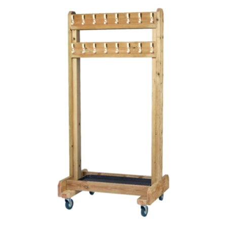 Millhouse Early Years Outdoor Sturdy Mobile Puddle Suits Storage Unit