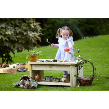 Millhouse Early Years Outdoor Redwood Kitchen - Under 2 years 