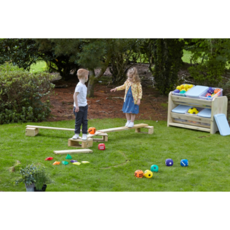 Millhouse Early Years Outdoor Redwood Balance Set