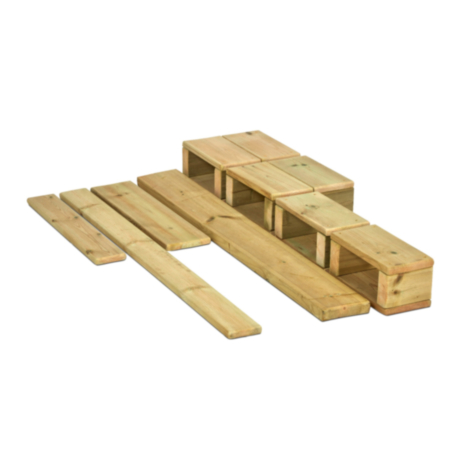 Millhouse Early Years Outdoor Redwood Balance Set
