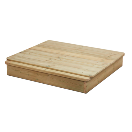Millhouse Outdoors Early Years Wooden Low Sand Pit With Lid
