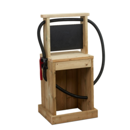 Millhouse Outdoors Wooden Water and Role Play Pump with Chalkboard
