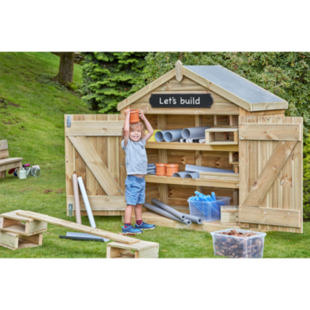 Millhouse Loose Parts Storage Lodge - No Tubs
