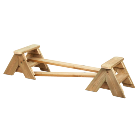 Millhouse Outdoor Early Years Wooden Obstacle and Climbing Trestle Discovery Kit