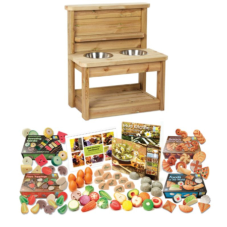 Millhouse Outdoor Wooden Mini Mud plus Mud Kitchen Kit PT1143
