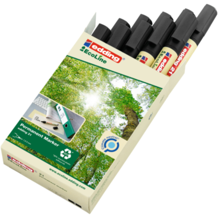 Edding-21 Eco Blt Permanent Pack 10 Blk