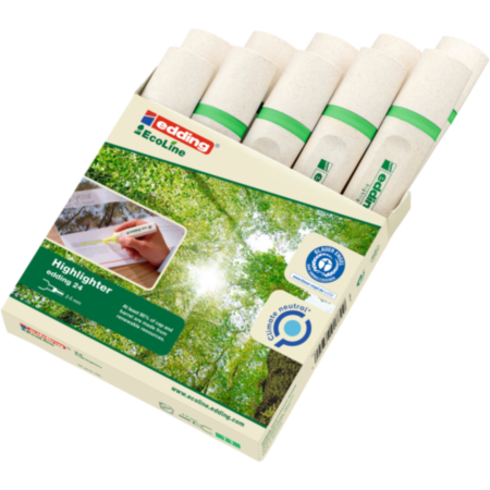 Edding-24 Ecoline Highlighters Pack 10 Grn
