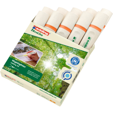 Edding-24 Ecoline Highlighters Pack 10 Ora