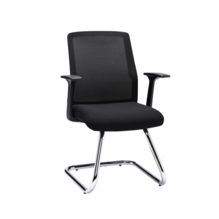 Denali Black Visitor &amp; Reception Mesh Office Chair 