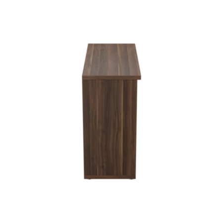Regent 800 Low Office Bookcase - Dark Walnut