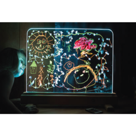 Early Years Sensory Drawing Easy Clean Magic Light Easel