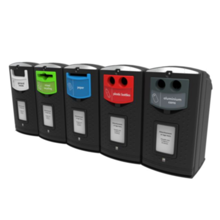 Outdoor Envirobank 240 Recycling Bin for Public Spaces