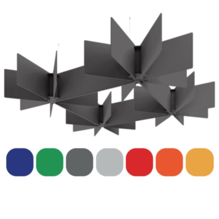 Piano Scales Acoustic Suspended Office Ceiling Raft Echo Grid