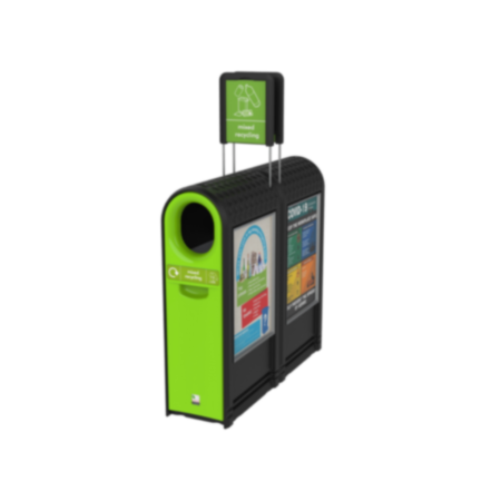 Outdoor Recycled EcoArc Bin for Public Spaces