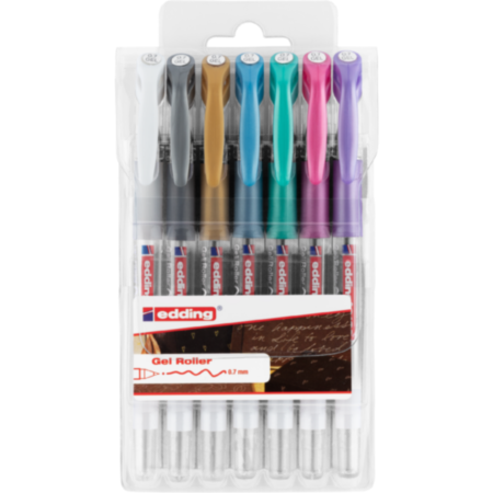 edding 2185 Crystaljelly Met Ass Pack 7