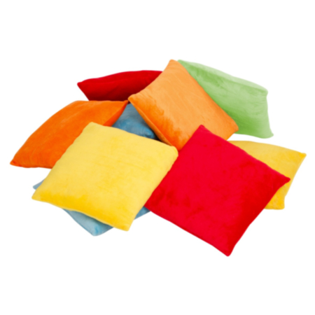 Softies Early Years Sensory Cushions with FREE Storage Holdall - Pack of 10 