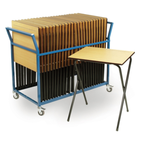 Exam Desk Trolley - Blue Frame