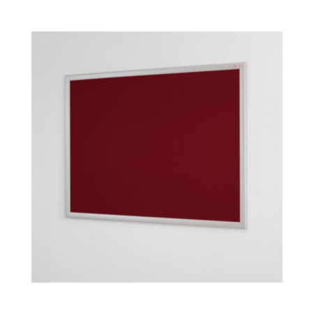 Eco-Friendly Felt Noticeboard - Aluminium Effect Frame