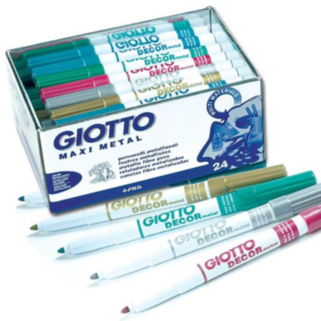 Metallic Fibre Pens Pack 24 Tub (pack Of 1