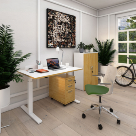 Elev8 Mono Straight Sit-Stand Desk