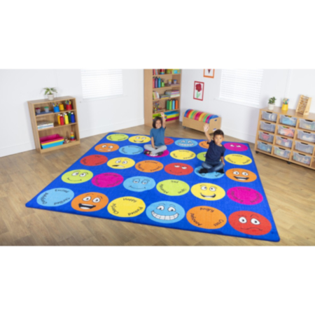 Emotions Large Square Placement Carpet