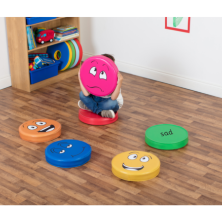 Classroom English Emotions Soft Seating Cushions Pack 1