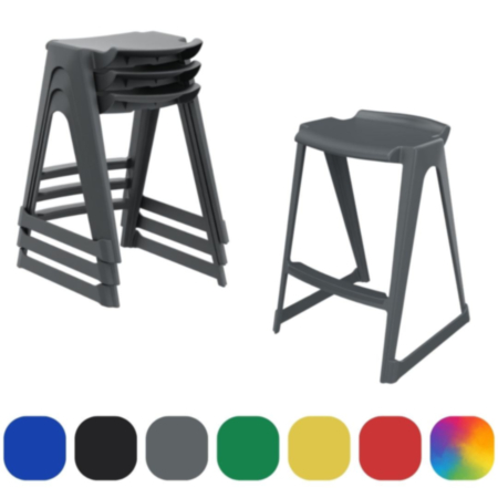 EN One Piece Plastic Classroom Stool
