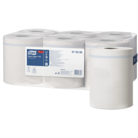 Tork Basic Paper 1ply White  Pack 6