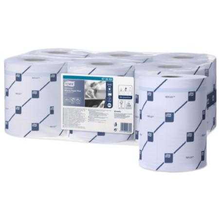 Tork Reflex Wiping Paper Plus Blue  Pack 6