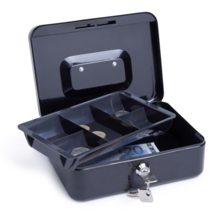 No 6 Rapesco Cash Storage Box 152mm