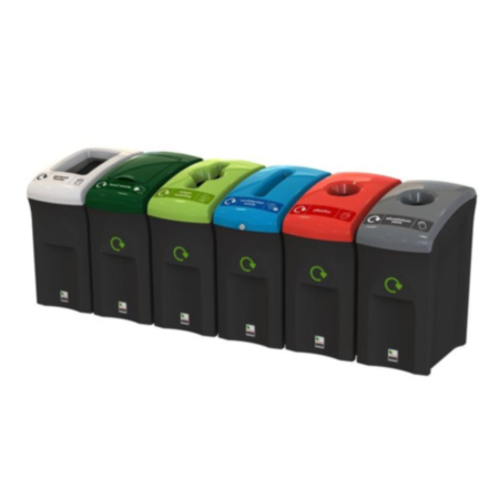 Indoor Blue Slot Lid Mini Envirobin for General Use
