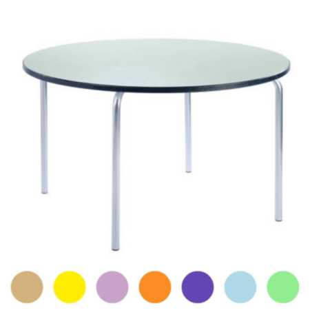 Metalliform Equation Circular Classroom Table