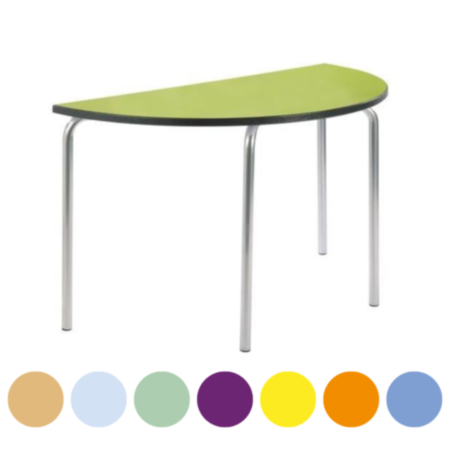 Metalliform Equation Semi Circular Classroom Table