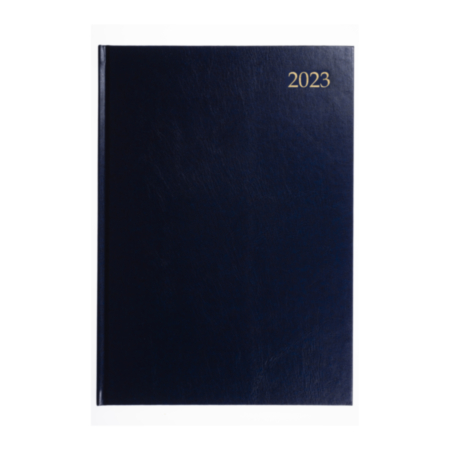 A5 Week to View Calendar Diary Blue