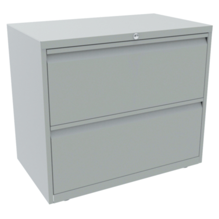 Bisley 2 Drawer Essentials Steel Filer - Light Grey