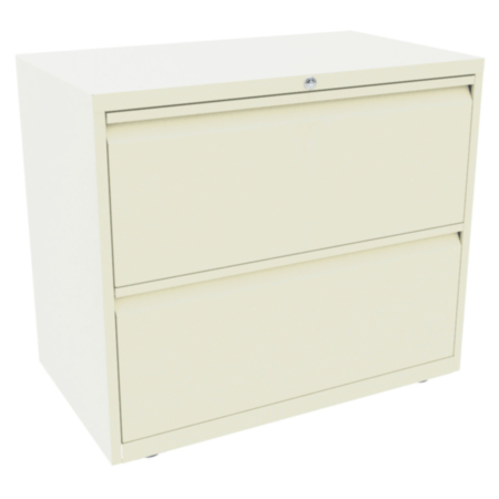 Bisley 2 Drawer Essentials Steel Filer - Chalk