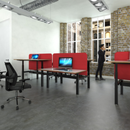 Elev8 Lower Cable Channel For Back-To-Back Desks- White