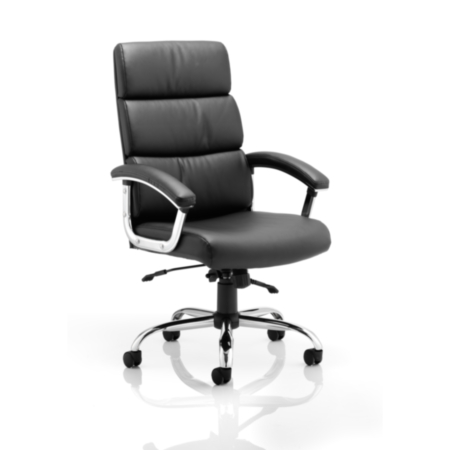 Desire High Executive Black Chair With Cushioned Arm Pads