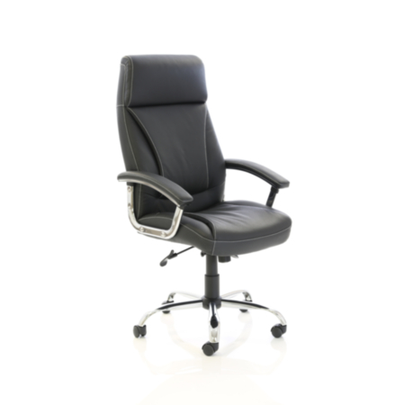 Penza Black Leather Executive Office Chair