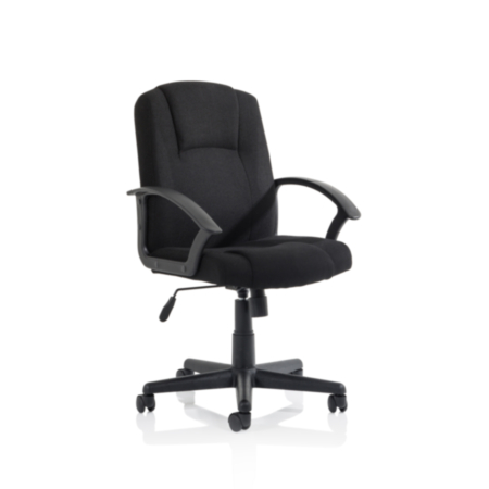 Bella Executive Managers Chair Black Fabric